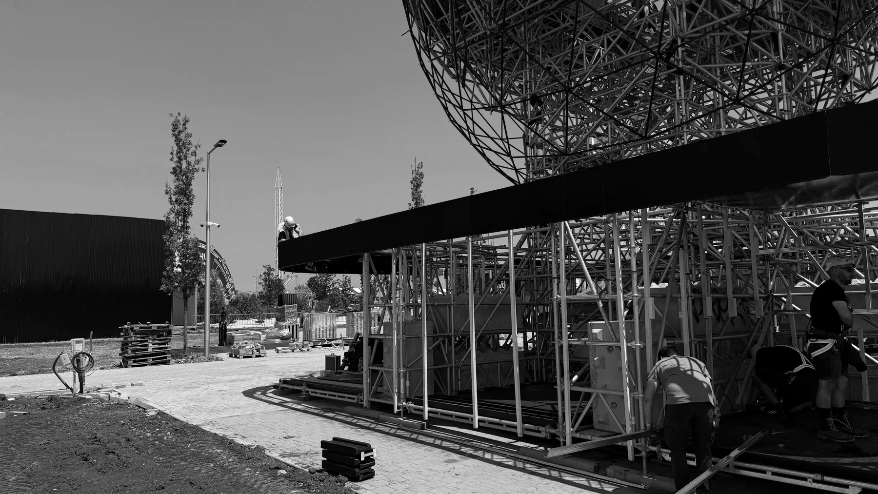 HexagonX technical build in progress behind the scenes
